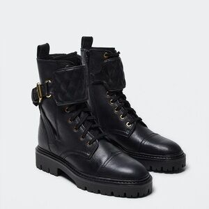 Lace up Leather Boots